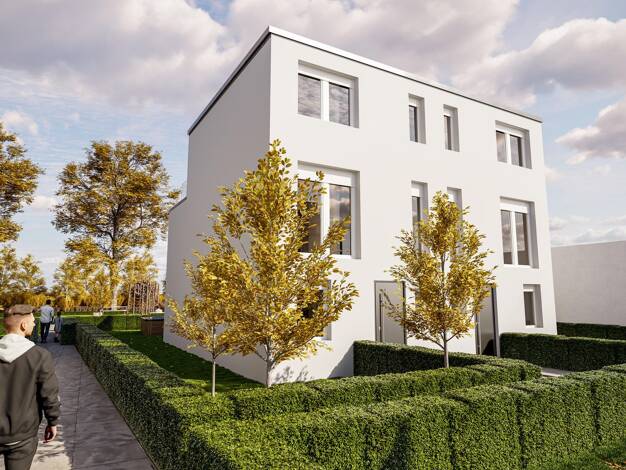 Doppelhaushälfte zum Kauf - Erstbezug 460.000 € 4 Zimmer 118,2 m² 206 m² Grundstück frei ab 01.03.2028 Werneuchen Werneuchen 16356
