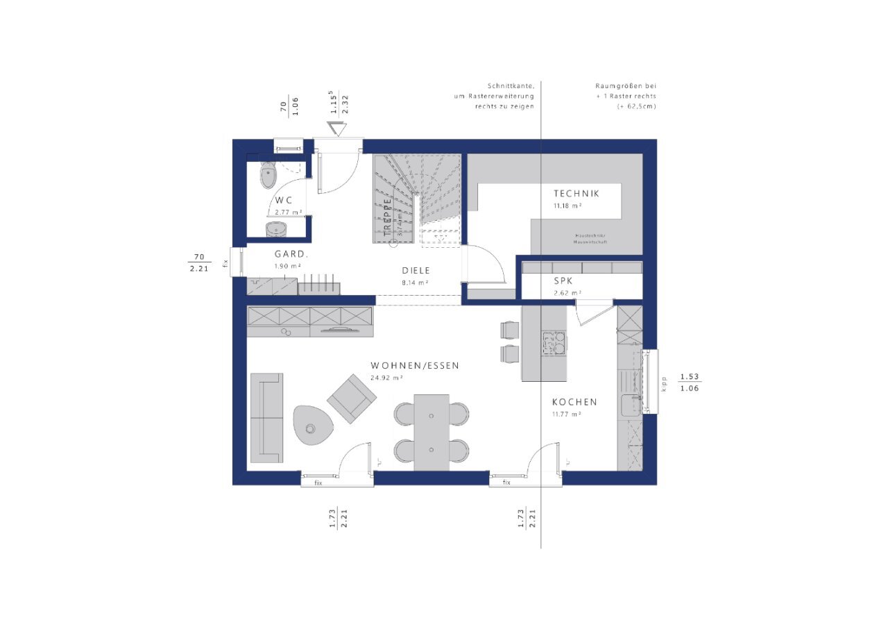 Einfamilienhaus zum Kauf provisionsfrei 484.300 € 5 Zimmer 134,2 m²<br/>Wohnfläche 481 m²<br/>Grundstück Zweiflingen Zweiflingen 74639