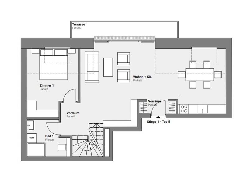 Wohnung zum Kauf 680.000 € 4 Zimmer 126,9 m² 2. Geschoss Wien 1100