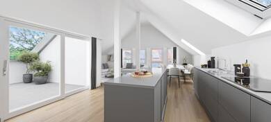 Wohnung zum Kauf - Erstbezug provisionsfrei 819.000 € 4 Zimmer 137 m² Dachgeschoss, 3. Geschoss Oberweissach Weissach im Tal 71554