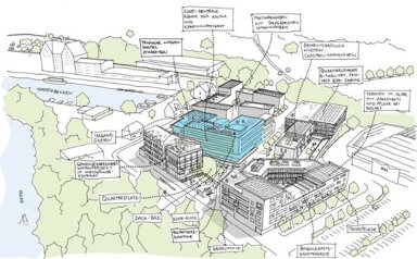 Bürofläche zur Miete provisionsfrei 4.500 m² Bürofläche teilbar von 500 m² bis 4.500 m² Hafenstraße 76 Unterneustadt Kassel 34125