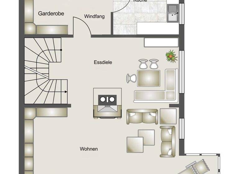 Doppelhaushälfte zum Kauf 495.000 € 4 Zimmer 156 m² 393 m² Grundstück Grafengars Jettenbach 84555