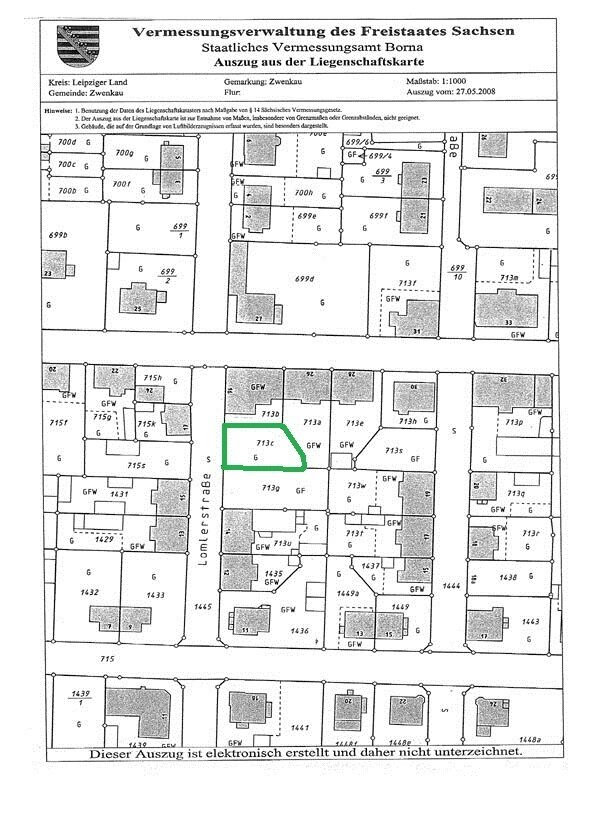 Grundstück zum Kauf 140.000 € 380 m²<br/>Grundstück Zwenkau Zwenkau 04442