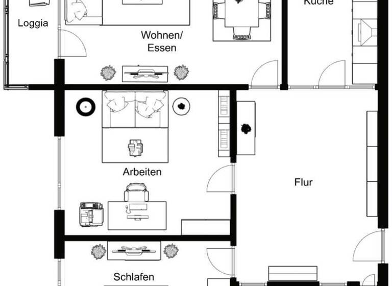 Wohnung zur Miete 1.290 € 3,5 Zimmer 88 m² Fürstenberg Konstanz 78467