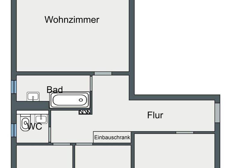 Wohnung zur Miete 795 € 2 Zimmer 79 m² 7. Geschoss frei ab sofort Bergwald Karlsruhe 76228