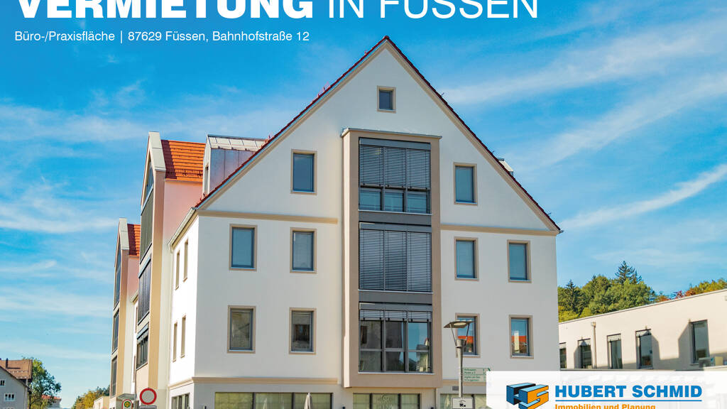 Büro zur Miete provisionsfrei 355 m² Bürofläche Bahnhofstraße 12 Füssen 87629