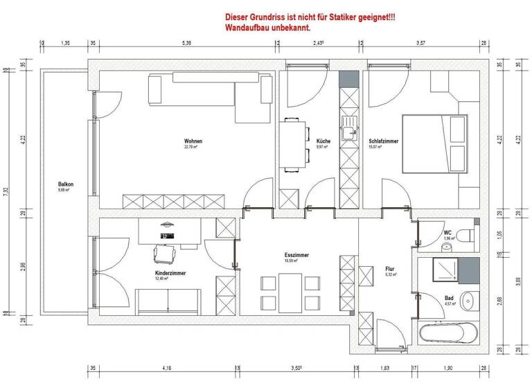 Wohnung zum Kauf provisionsfrei 340.000 € 3,5 Zimmer 89 m²<br/>Wohnfläche 2.<br/>Geschoss Friedrich Wittmann Strasse 2 Röthenbach Röthenbach a.d.Pegnitz 90552