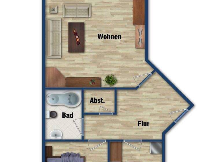 Wohnung zur Miete 511 € 3 Zimmer 93 m² 2. Geschoss frei ab 01.05.2026 Chemnitzer Straße 2 Neukirchen 09221