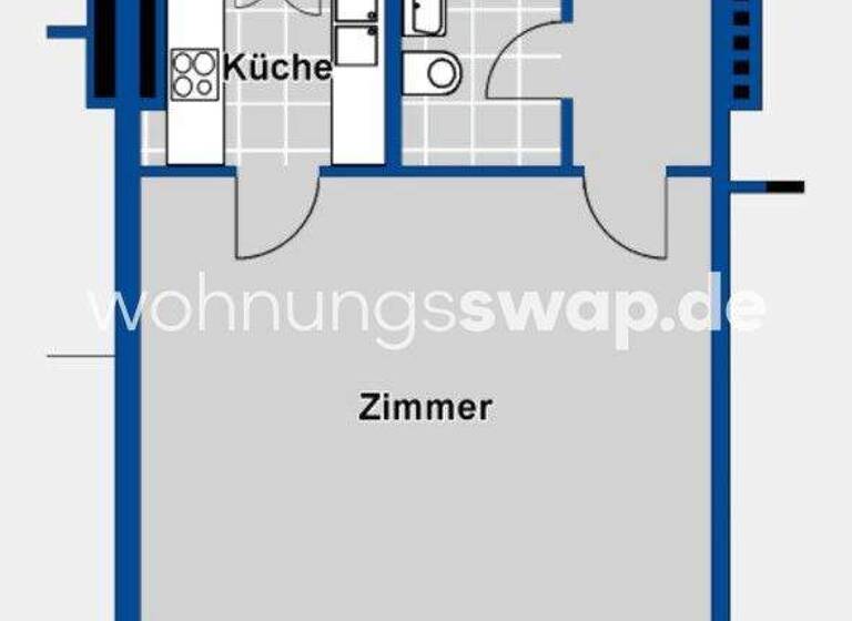 Studio zur Miete Tauschwohnung 469 € 1 Zimmer 46 m² EG Steilshoop Hamburg 22309
