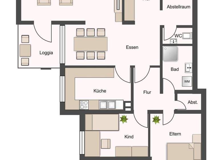 Wohnung zum Kauf 269.000 € 3,5 Zimmer 90 m² 2. Geschoss Bietigheim Bietigheim-Bissingen 74321