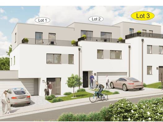 Reihenendhaus zum Kauf - Erstbezug provisionsfrei 1.399.000 € 5 Zimmer 225 m² 488 m² Grundstück Peppange 3391