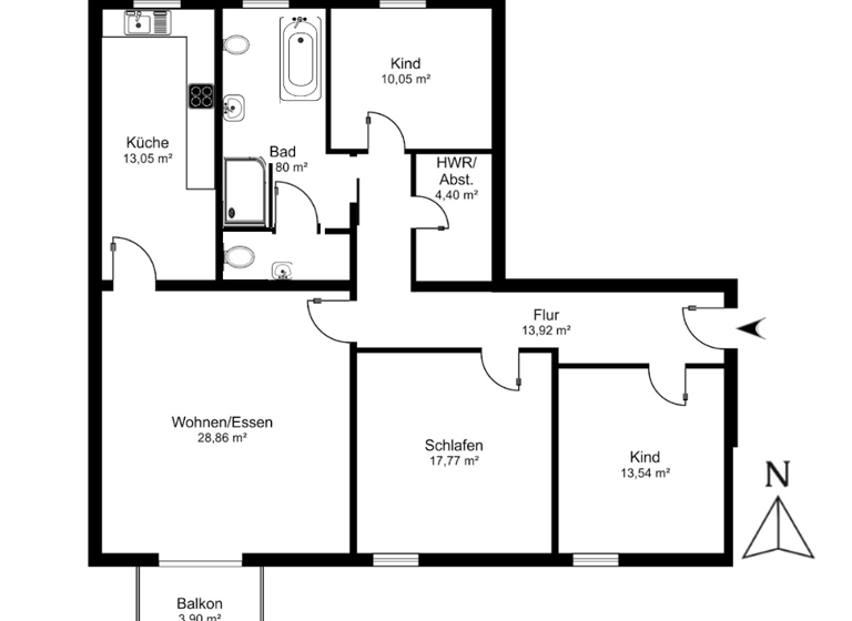 Wohnung zum Kauf 362.000 € 4 Zimmer 117 m² 3. Geschoss frei ab sofort Frankfurt Frankfurt (Oder) 15232