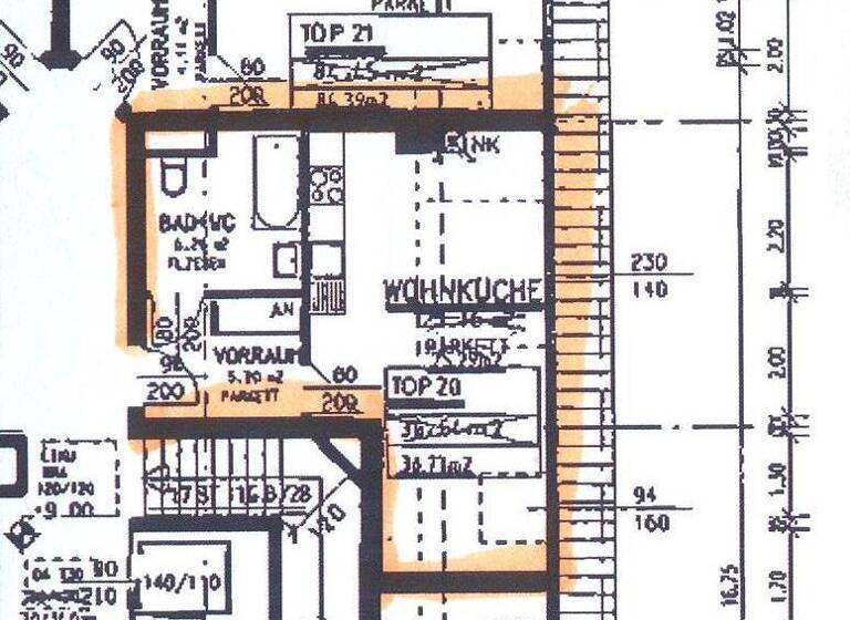 Studio zur Miete 558 € 1 Zimmer 40 m² 3. Geschoss frei ab sofort Perfektastraße Wien 1230