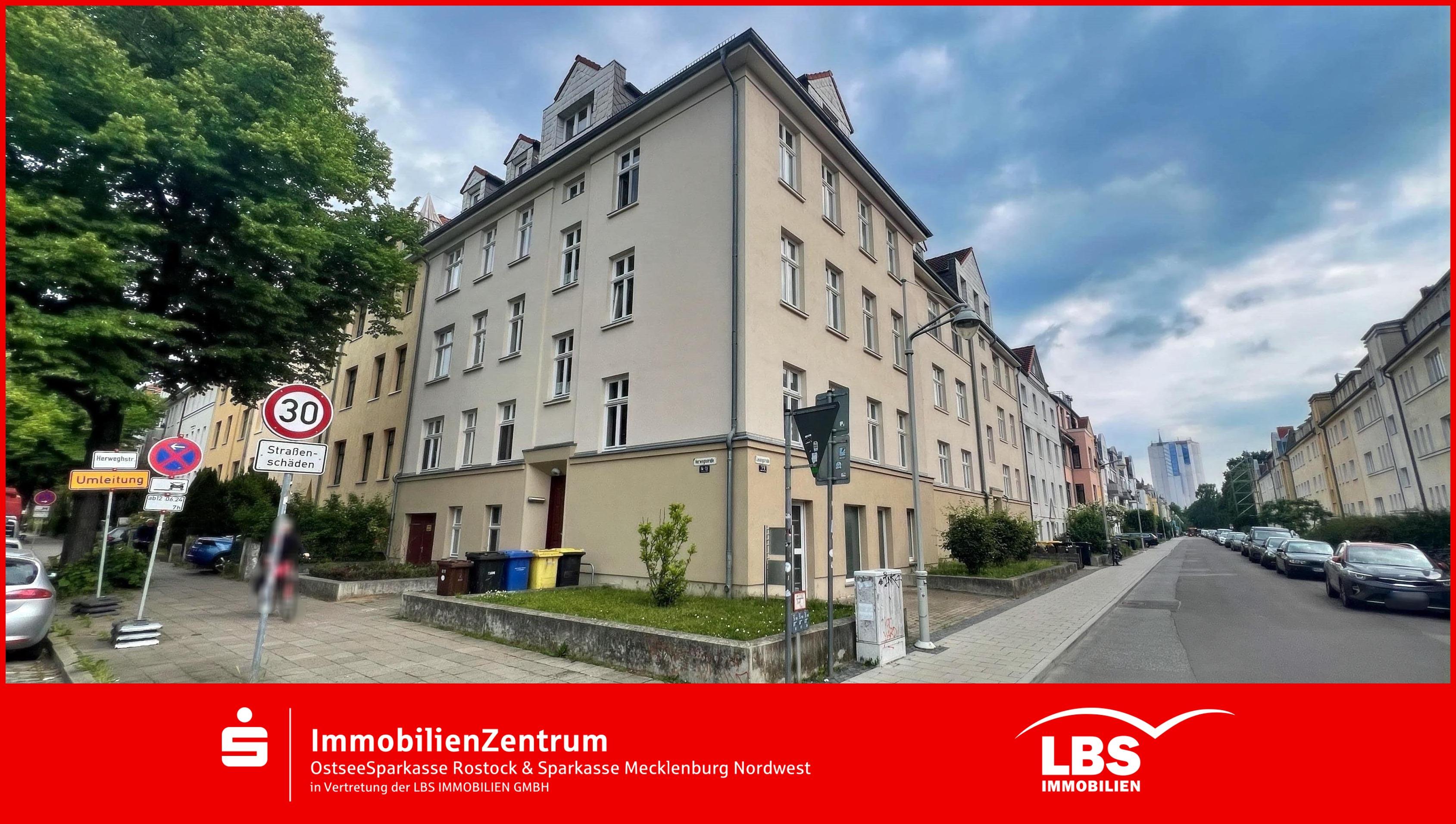 Wohnung zum Kauf 210.000 € 3 Zimmer 64 m²<br/>Wohnfläche ab sofort<br/>Verfügbarkeit Stadtmitte Rostock 18055