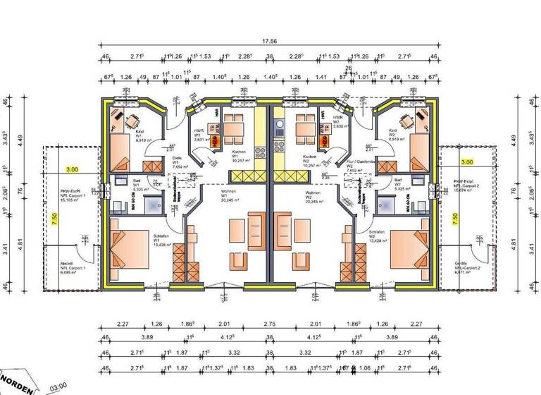 Mehrfamilienhaus zum Kauf provisionsfrei 444.000 € 6 Zimmer 140 m² 841 m² Grundstück Walchum 26907