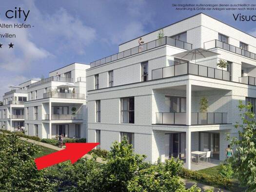 Wohnung zum Kauf provisionsfrei 449.800 € 3,5 Zimmer 110,9 m² EG frei ab sofort Kanalgasse 17b Lingen Lingen (Ems) 49808