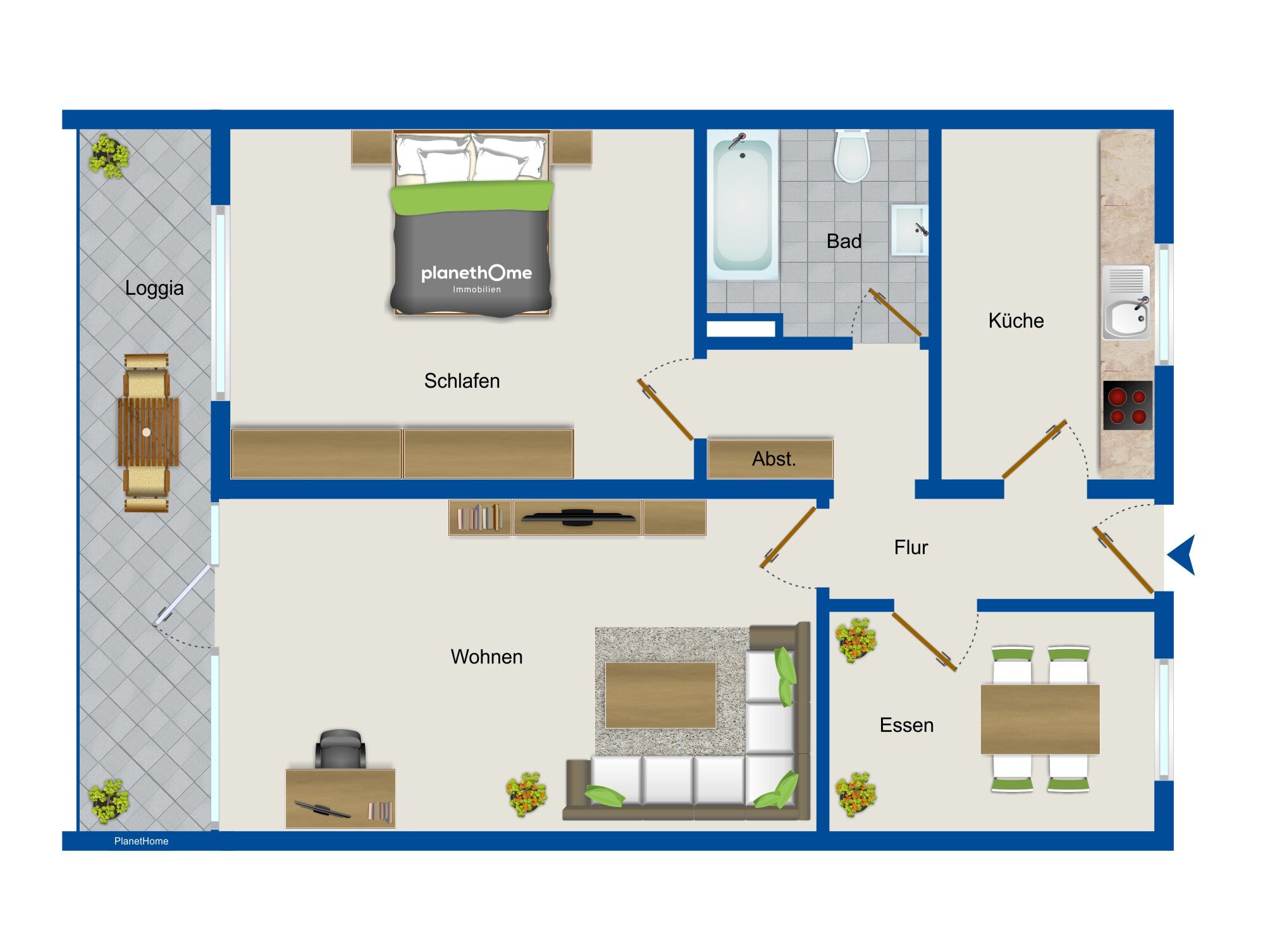 Wohnung zum Kauf 139.000 € 3 Zimmer 70,5 m²<br/>Wohnfläche 6.<br/>Geschoss Zentrum Ratingen 40878