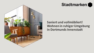 Wohnung zur Miete 1.200 € 3 Zimmer 60 m² frei ab sofort Hövelstraße 8 City - West Dortmund 44137