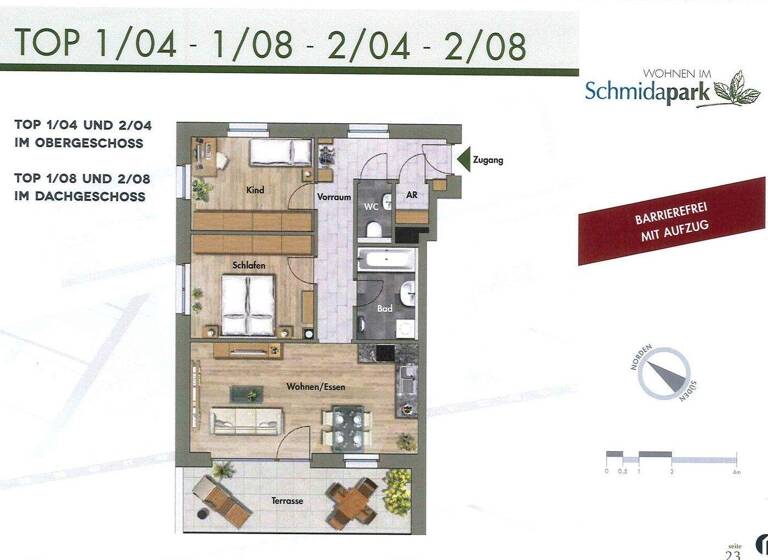Wohnung zur Miete 564 € 3 Zimmer 65,3 m² 2. Geschoss frei ab 01.07.2026 Großweikersdorf 3701