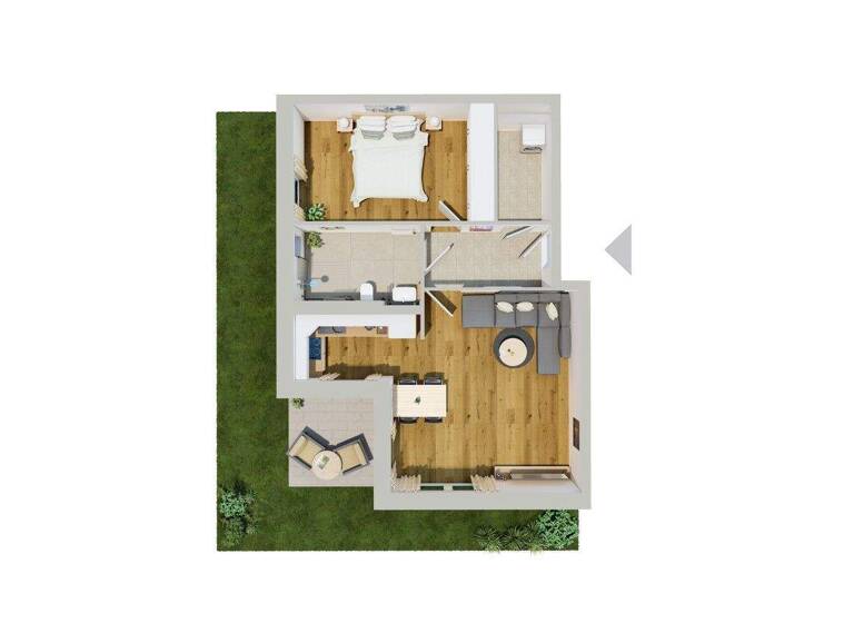 Wohnung zur Miete 890 € 2 Zimmer 64,3 m² EG Deggendorf 94469