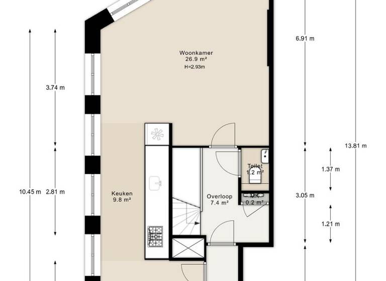 Haus zum Kauf 995.000 € 4 Zimmer 101 m² prof. tulpstraat 42 amsterdam 1018 HA