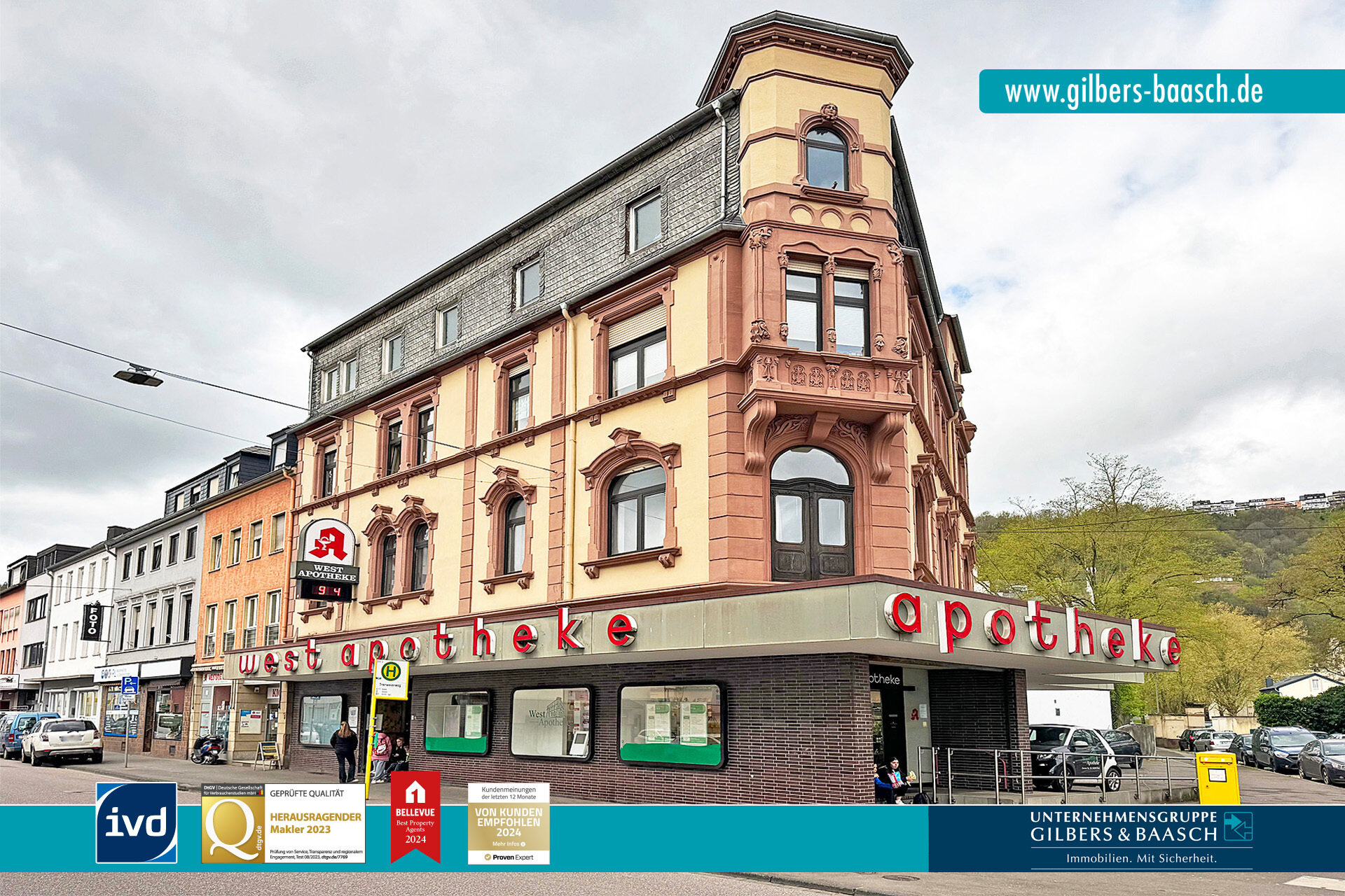 Bürofläche zur Miete 910 € 140 m²<br/>Bürofläche Trier-West 3 Trier 54294