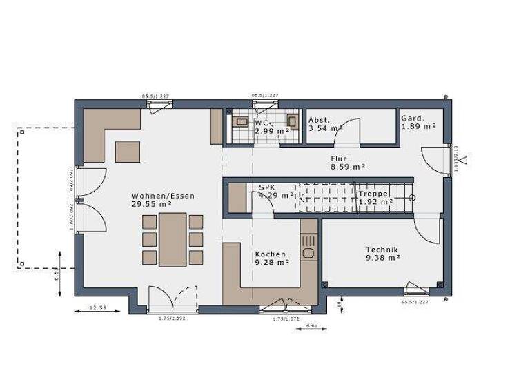 Einfamilienhaus zum Kauf 814.500 € 4 Zimmer 140 m² 906 m² Grundstück Emmerting 84547