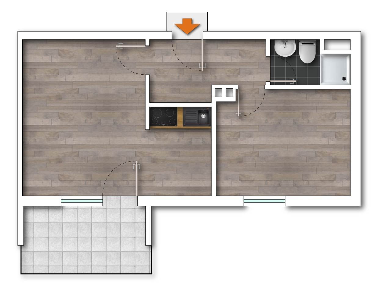 Wohnung zur Miete 270 € 2 Zimmer 38 m²<br/>Wohnfläche 1.<br/>Geschoss 16.03.2025<br/>Verfügbarkeit Lerchenstr. 6 Schlachthof Amberg 92224