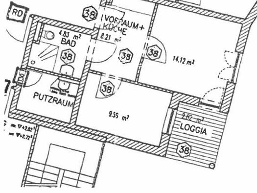 Wohnung zum Kauf 100.000 € 1 Zimmer 38 m² 1. Geschoss frei ab sofort Ruhstorf Ruhstorf a.d.Rott 94099