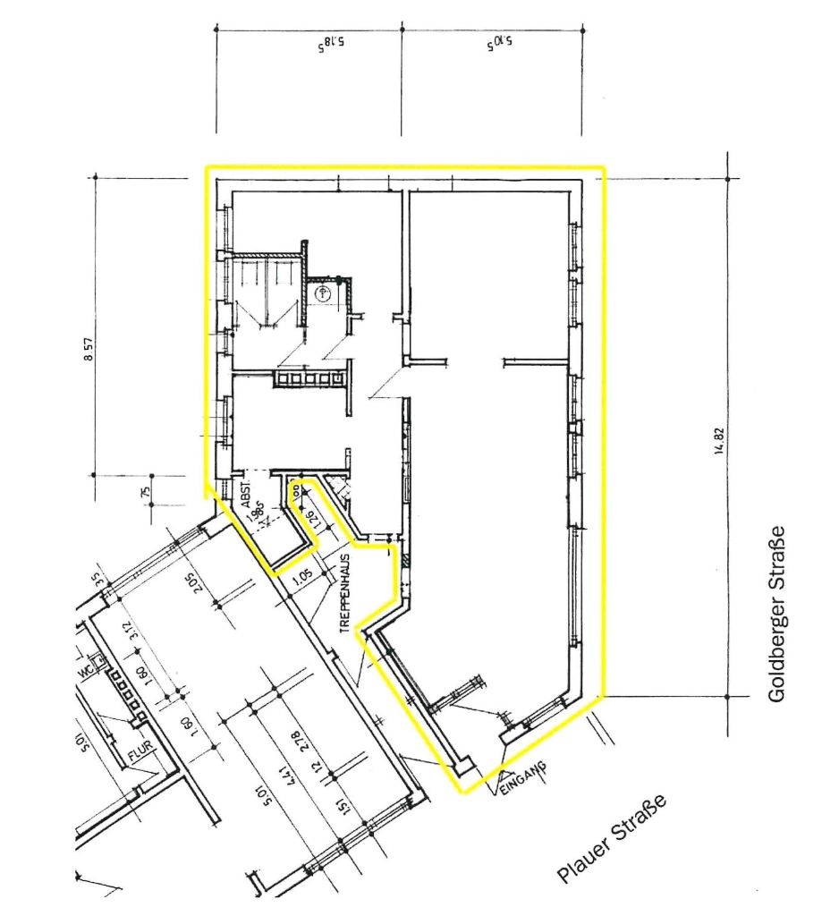 Bürofläche zur Miete 900 € 3 Zimmer 120 m²<br/>Bürofläche Plauer Viertel Güstrow 18273