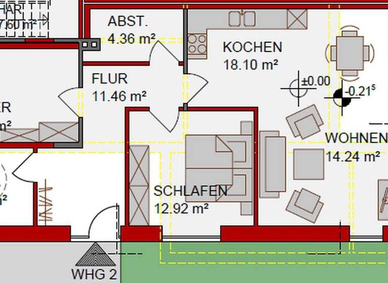 Wohnung zur Miete 1.233 € 3 Zimmer 85,1 m² frei ab 01.07.2026 Heideweg 7b Scheeßel 27383