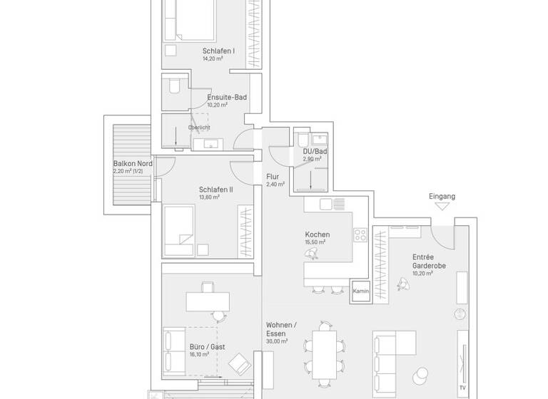 Penthouse zum Kauf 1.450.000 € 4 Zimmer 138 m² 3. Geschoss Untergiesing-Harlaching München 81545