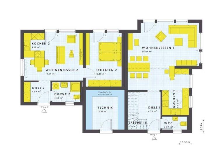 Mehrfamilienhaus zum Kauf provisionsfrei 769.000 € 8 Zimmer 183 m² 800 m² Grundstück frei ab 01.05.2027 Neckarbischofsheim 74924