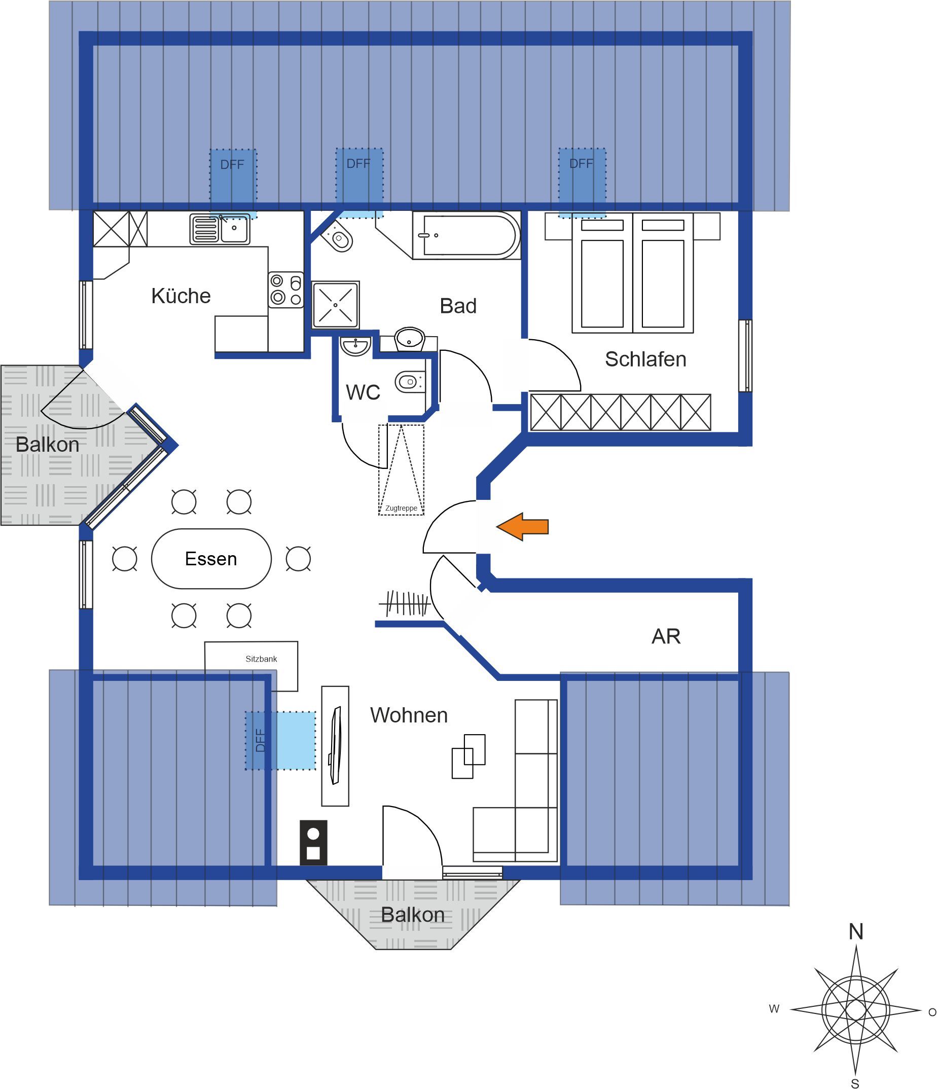 Wohnung zum Kauf 319.000 € 2,5 Zimmer 73 m²<br/>Wohnfläche Sindelfingen 1 Sindelfingen 71063