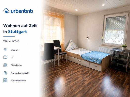 WG-Zimmer zur Miete auf Zeit 620 € 18 m² frei ab sofort Vaihinger Straße Möhringen Möhringen 70567