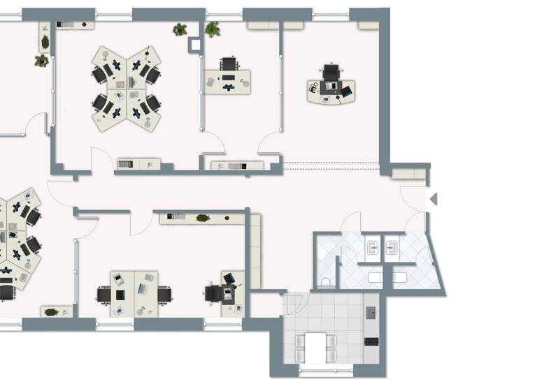 Bürofläche zur Miete 2.280 € 5 Zimmer 190 m² Bürofläche Eggenstein Eggenstein-Leopoldshafen 76344