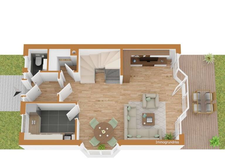 Reihenendhaus zum Kauf 268.000 € 4 Zimmer 99 m² 219 m² Grundstück frei ab sofort Syke 28857