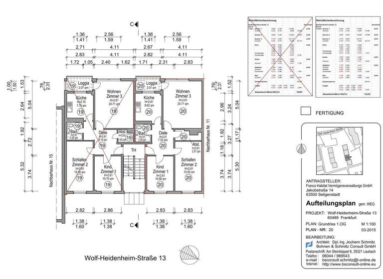 Wohnung zum Kauf 350.000 € 3 Zimmer 70,2 m² 1. Geschoss Rödelheim Frankfurt am Main 60489