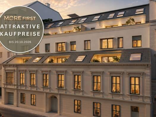 Wohnung zum Kauf - Neubau 517.700 € 2 Zimmer 54,2 m² 3. Geschoss Wien 1020