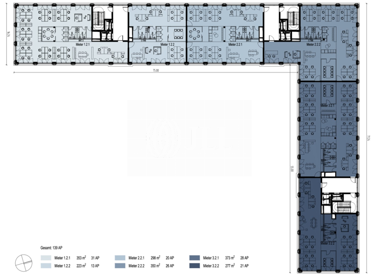 Bürofläche zur Miete provisionsfrei 26,50 € 9.588,8 m² Bürofläche teilbar ab 500 m² Siemensstadt Berlin 13627