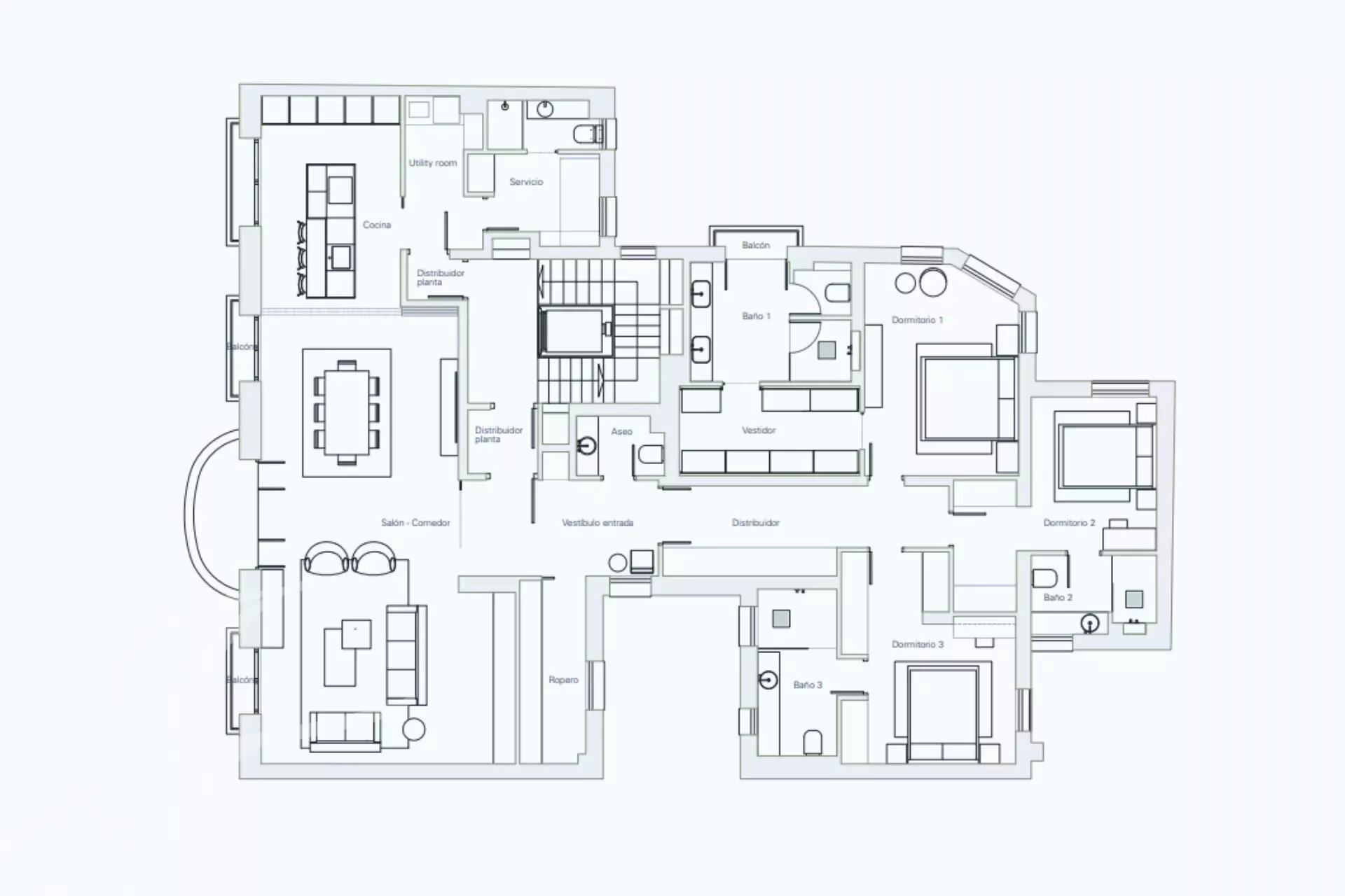 Studio zur Miete 14.160 € 281 m²<br/>Wohnfläche 3.<br/>Geschoss Madrid 28014