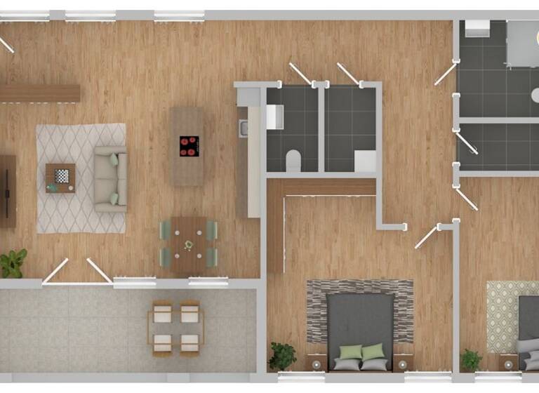 Wohnung zur Miete 813 € 2 Zimmer 55 m² Mariaweiler Düren / Mariaweiler 52353
