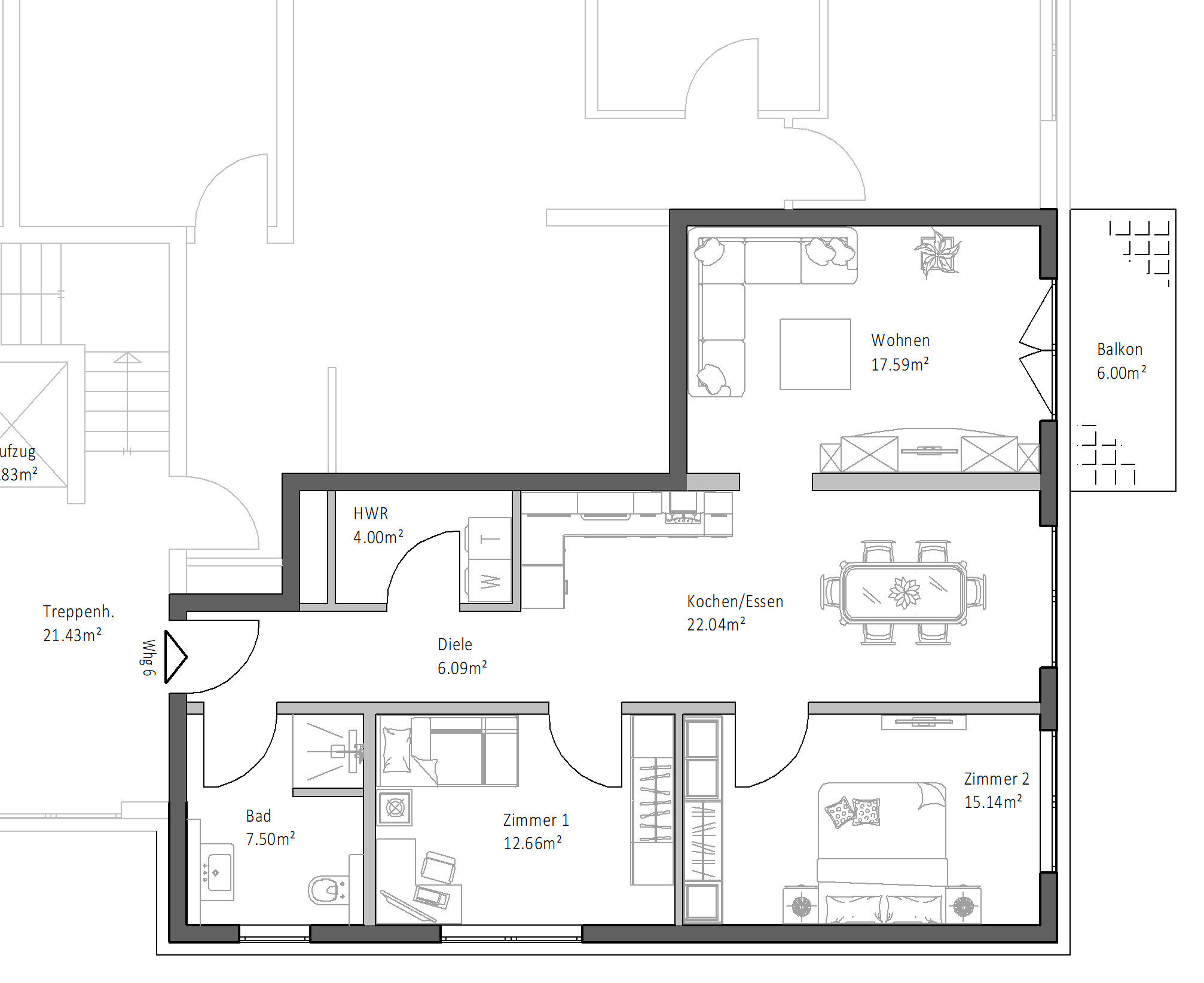 Wohnung zum Kauf provisionsfrei 315.000 € 3 Zimmer 88 m²<br/>Wohnfläche 1.<br/>Geschoss ab sofort<br/>Verfügbarkeit Landolfshausen Landolfshausen 37136