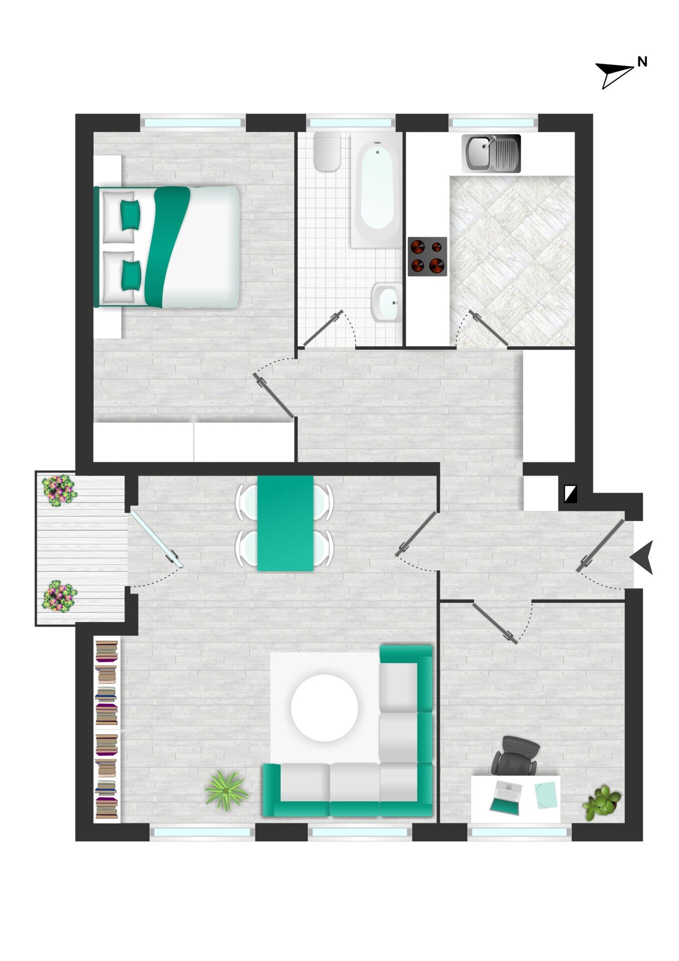 Wohnung zum Kauf 249.000 € 2,5 Zimmer 72,2 m²<br/>Wohnfläche EG<br/>Geschoss Alt-Lichtenrade 93C Lichtenrade Berlin-Lichtenrade 12309