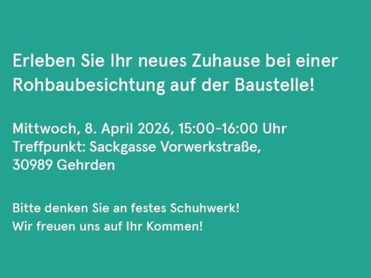 Reihenmittelhaus zum Kauf - Erstbezug provisionsfrei 359.990 € 3 Zimmer 120 m² 196 m² Grundstück frei ab sofort Neuwerkstraße 3 a Gehrden 30989