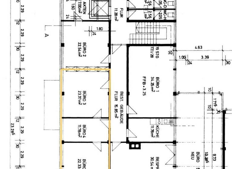 Bürofläche zur Miete provisionsfrei 57,5 m² Bürofläche Hagsfeld Karlsruhe 76139