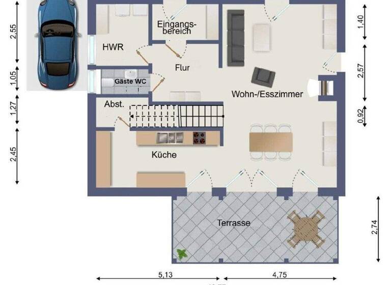 Einfamilienhaus zur Miete 1.890 € 4 Zimmer 146 m² 444 m² Grundstück Königsberger Str. 3 Bützfleth Stade 21683