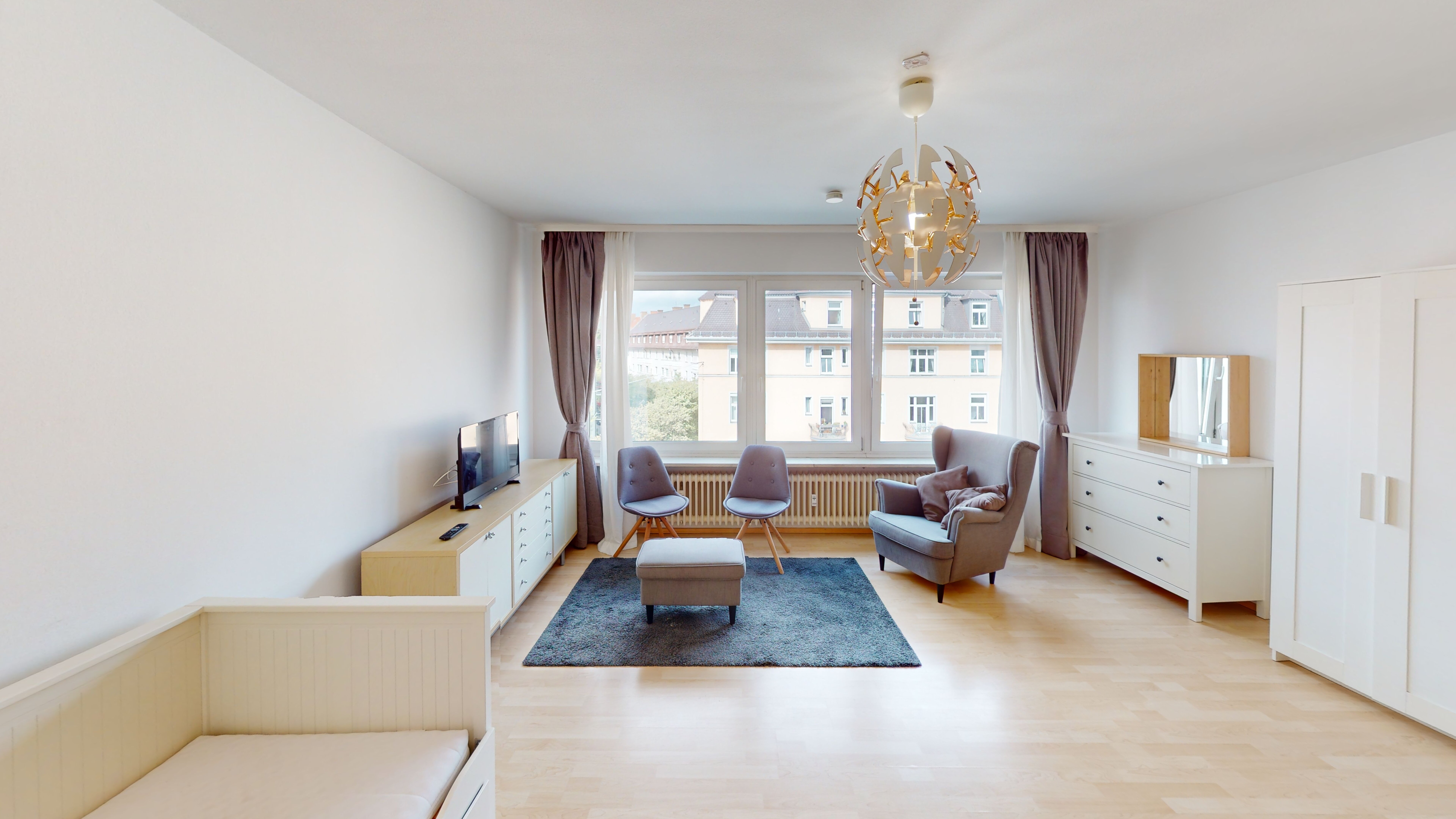 Wohnung zum Kauf 299.000 € 1 Zimmer 31 m²<br/>Wohnfläche 4.<br/>Geschoss Safferlingstraße 5 Neuhausen München 80634