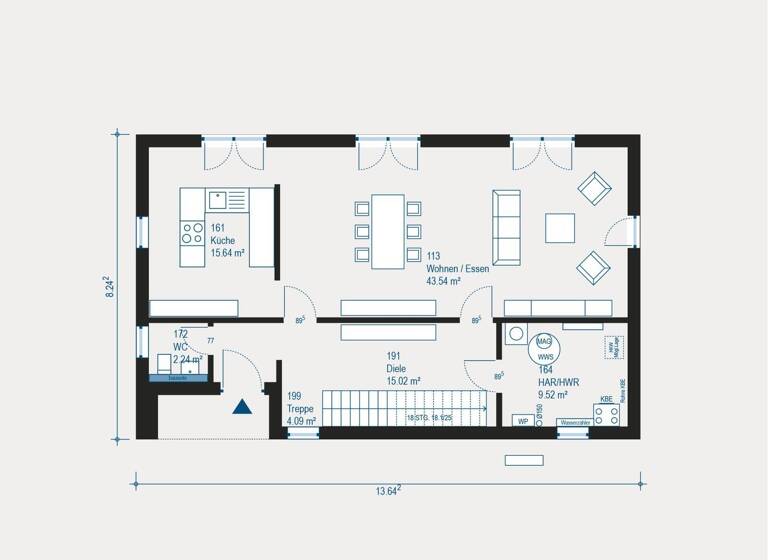 Einfamilienhaus zum Kauf 636.219 € 4 Zimmer 171,4 m² 603 m² Grundstück Kandel 76870