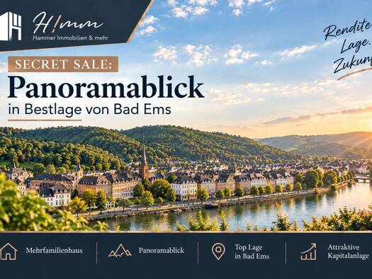 Mehrfamilienhaus zum Kauf 599.000 € 8 Zimmer 265 m² 800 m² Grundstück Bad Ems 56130